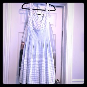 Calvin Klein pika dot dress.